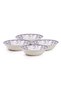 Callista Purple 9.2-Inch Porcelain Salad Bowl (Purple & White, Set Of 4)