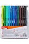 Deflector Cap Design Clean Ink Felt Pen 24-Pieces, Multicolor - 8