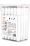 E70801-24 Sketch Markers – 24 Colors, Dual Tip (Bullet & Chisel), Alcohol-Based Ink, Quick Dr - 5