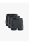Cotton 3-Piece Boxer Set with Waist Print Detail - 3