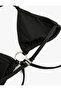 Buckle Detailed Tie-Up Triangle Bikini Top - 2