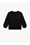 Long Sleeve Crew Neck Basic Sweatshirt - 2