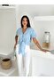 Button Detailed Tie-Up Short Sleeve Shirt