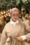 وشاح من القطن الناعم مزين بالزهور الصغيرة - 73030 - 38 - 2