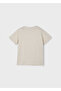 04-10 Years Boy Green-Beige Shorts Suit - Gray/Green - 4