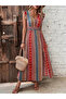 Patterned Women's Single Jersey Dress - 6