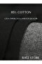 Pack of 6 Black Men's Combed Cotton Toe Seamless Socks - 5