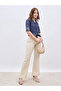 Paisley Print Resort Collar Blouse with Tie Knot Detail