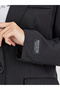 Women Black Regular Fir Regular Length Blazer with Badge Detail - 5