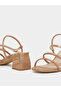 Sling Back Block Heel Sandals - 3
