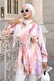 Patterned Hijab Shirt Lilac 702 - 4
