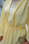 Women's Front Tie Stone Detail Double Suit Yellow - 6