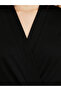 Jersey Ruffle Sleeves and Hem Robe - 3