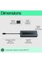 Hub multiport universal USB-C, 50H55AA#ABB - 9