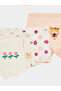 Girls Pack of 4 - Printed Briefs with Elastic Waistband - 6