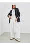 Women Black Regular Fir Regular Length Blazer with Badge Detail - 2