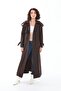 Raglan Sleeve Summer Unlined Full Length Women's Trench Coat, Cap - 2