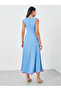 Textured Sleeveless Round Neck Maxi Dress - 5