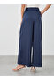 Striped Tailored Wide Leg Pants - 4