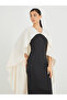 Color Block Ruffled Cape Sleeve Maxi Dress - 3