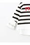 Ecru Crew Neck Girl's Sweatshirt - 3