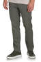 Khaki Regular Fit Patterned Cotton Jogger Trousers with Side Pockets - 3