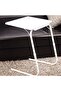 Foldable Assembled Table TV Tray Portable Folding Snack Table - Adjustable Sofa Side Table, Bed Lapt