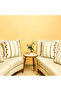Bohemian Dal Series Linen 3-Piece Punch Set, 40*110 cm Runner, 43*43 Pillowcase - 6