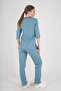 Unisex Cool Petrol Blue Violet Model Scrubs Suit Doctor Nurse Uniform - 6