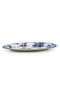 Rhapsody 14.2-Inch Dark Blue Ceramic Oval Platter (Set of 1) - 4