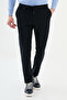 Striped Super Slim Fit Elastic Waist Drawstring Men's Trousers Navy Blue - 38287.24K