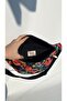 Faux Leather Waist Bag with Colorful Leaf Pattern - 4