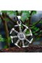 100% Steel Necklace Gothic Scandinavian Cross Viking Style Gothic Necklace Stainless Colorfast