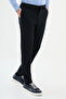 Striped Super Slim Fit Elastic Waist Drawstring Men's Trousers Navy Blue - 38287.24K - 3