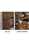FFD Multi-Functional Wooden Shoe Rack Bench – 2-Tier Storage Organizer with Cushioned Seat - 6