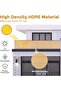 OneDcor Balcony Privacy Screen Fence 0.9 x 5M Beige - Windproof Mesh Shade Cover - 3