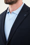 Straight Slim Fit Mono Collar Classic Men's Jacket Dark Navy - 41458.25Y - 2