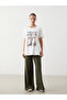 Crew Neck Printed Women's T-Shirt (S5) - 2