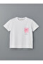 Crew Neck Printed Combed Women's T-Shirt - 5