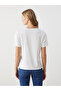 Crew Neck Leopard Printed Women's T-Shirt - 4