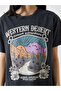 Crew Neck Printed Women's T-Shirt - 4