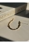Gold Color Stone Formed Women's Steel Bracelet – Stylish and Elegant Design - 5