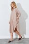Mink Loose Fit Double Pocket Shirt Dress - Ek100283067 - 3