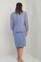 Women's Sleeveless Lined Dress Sequin Embroidered Jacket Stone Detailed Plus Size 2-Piece Set - 4