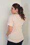 Women's V-Neck Lycra Plus Size Blouse - 4