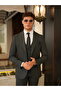 Men's Slim Fit Italian Style Suit Jacket Vest Pants with Vest -Lntcom2348 - 3
