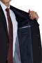 Navy Blue Slim Fit Pointed Collar Classic Suit - 6