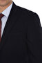 Navy Blue Slim Fit Pointed Collar Classic Suit - 7
