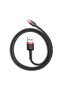 Cafule USB-Micro USB Cable, 2 meters, Black/Red - 3