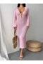 Long Dress with Buckle Detail Open Knitting